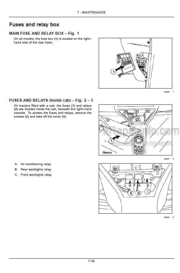 Photo 6 - Case IH Farmall 75C 85C 95C 105C 115C Operators Manual Tractor 48071352