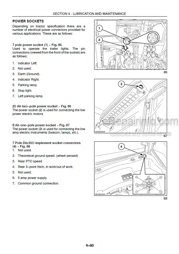 Photo 6 - Case IH Farmall 75U 85U 95U 105U 115U Operators Manual Tractor 84339669