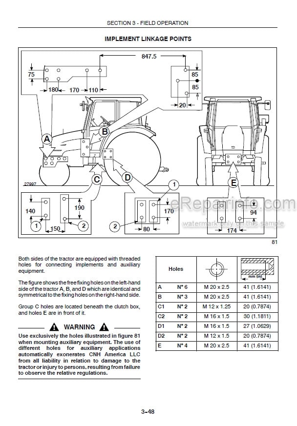 Photo 5 - Case IH Farmall 75U 85U 95U 105U 115U Operators Manual Tractor 84339669