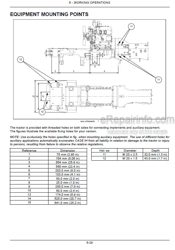 Photo 5 - Case IH Farmall 85A 95A 105A 115A Operators Manual Tractor 51559261