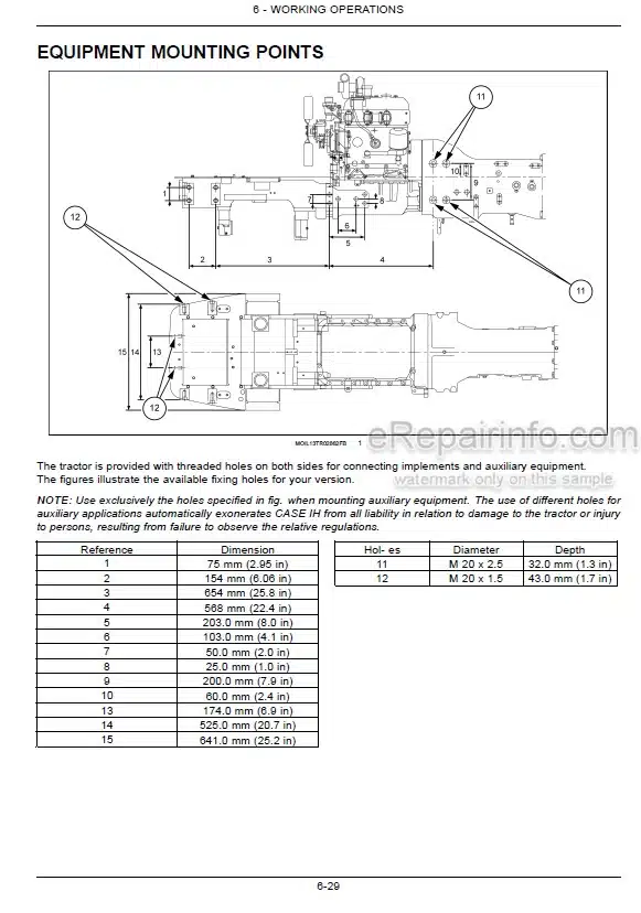 Photo 5 - Case IH Farmall 85A 95A 105A 115A Operators Manual Tractor 51559261