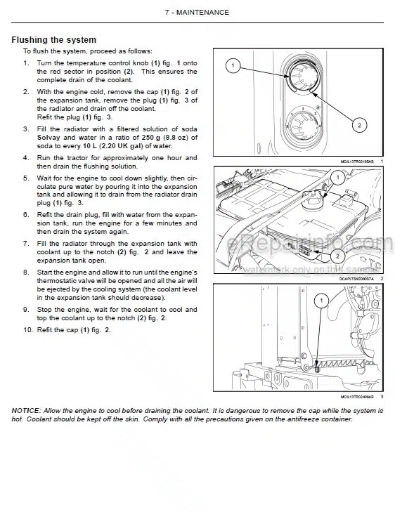 Photo 5 - Case IH Farmall 85C 95C 105C 115C Efficient Power Operators Manual Tractor 47604538