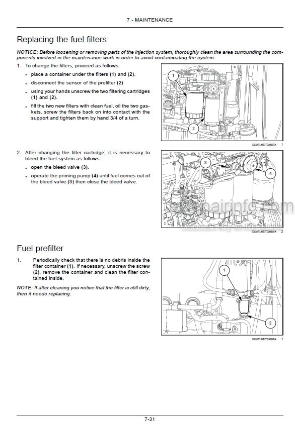 Photo 4 - Case IH Farmall 85C 95C 105C Operators Manual Tractor