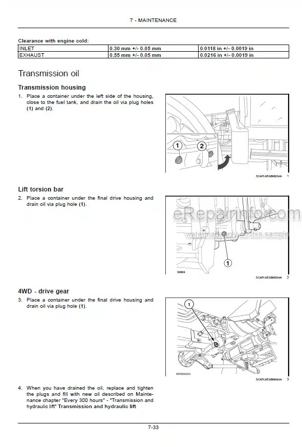 Photo 9 - Case IH Farmall 85C 95C 105C Operators Manual Tractor