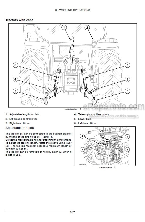 Photo 5 - Case IH Farmall 85U 95U 105U Operators Manual Tractor 47768977