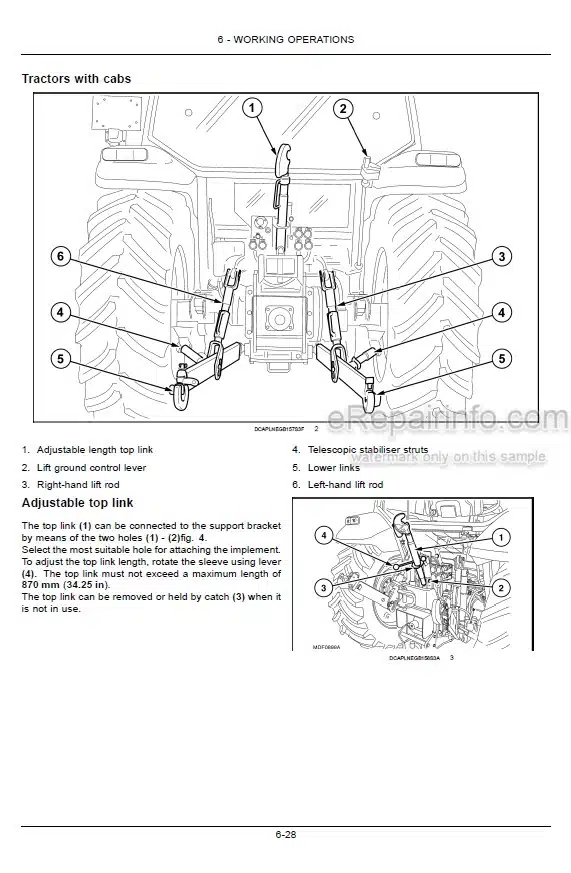 Photo 5 - Case IH Farmall 85U 95U 105U Operators Manual Tractor 47768977