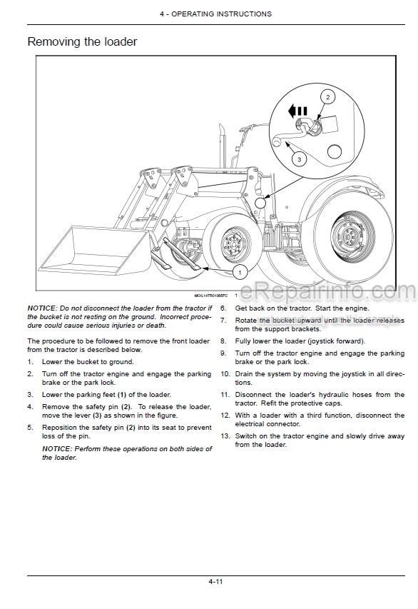 Photo 4 - Case IH Farmall 90C 100C 110C 120C Operators Manual Tractor 47945456