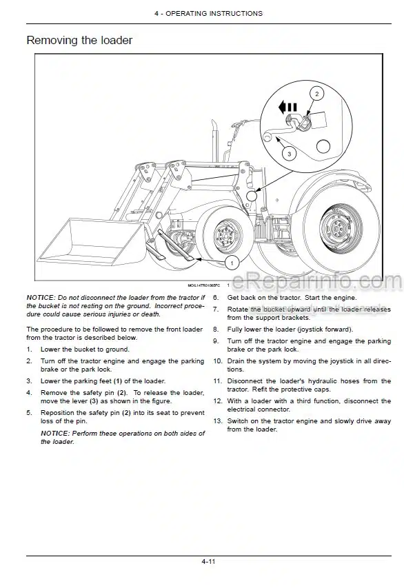 Photo 4 - Case IH Farmall 90C 100C 110C 120C Operators Manual Tractor 47945456