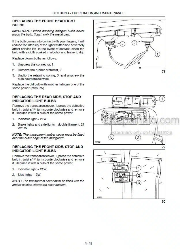 Photo 7 - Case IH Farmall 85U 95U 105U Operators Manual Tractor 47768977