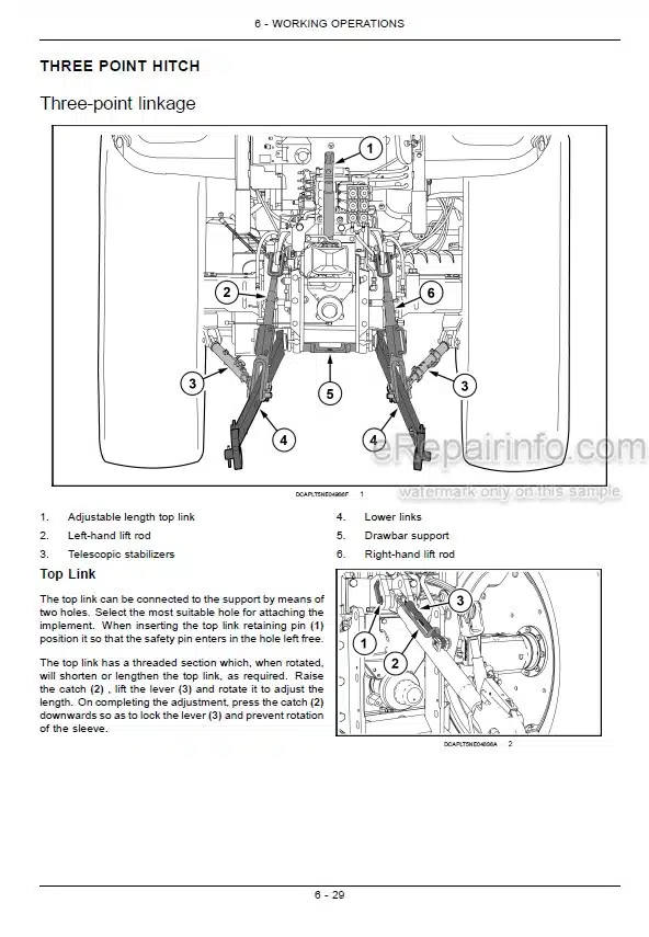 Photo 4 - Case IH Farmall 95U 105U 115U Operators Manual With Supplement Tractor 84498894