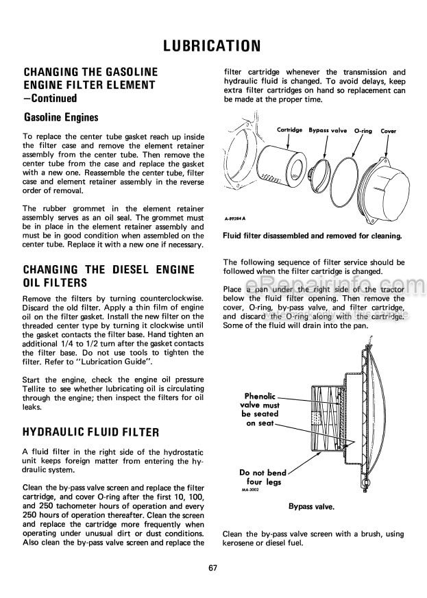 Photo 3 - Case IH Hydro 70 Operators Manual Tractor 1084275R1