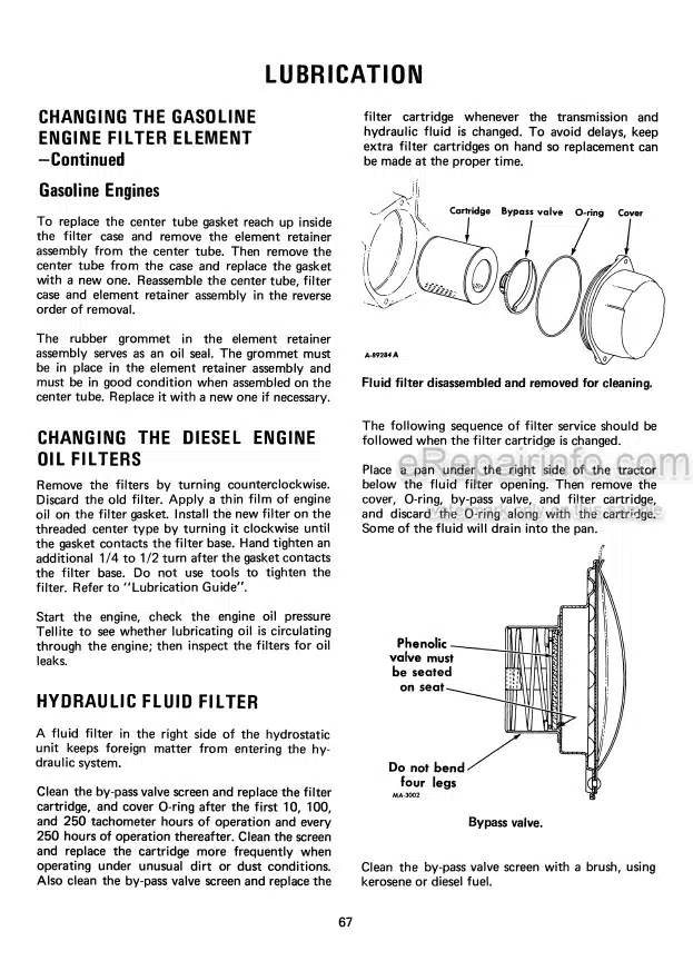 Photo 3 - Case IH Hydro 70 Operators Manual Tractor 1084275R1