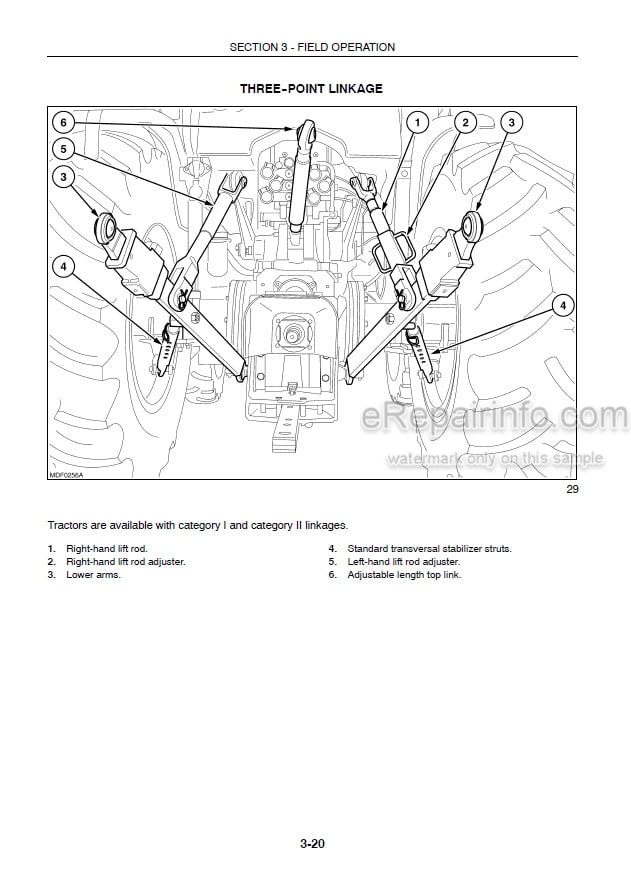 Photo 5 - Case IH JX1060C JX1070C JX1075C Operators Manual Tractor