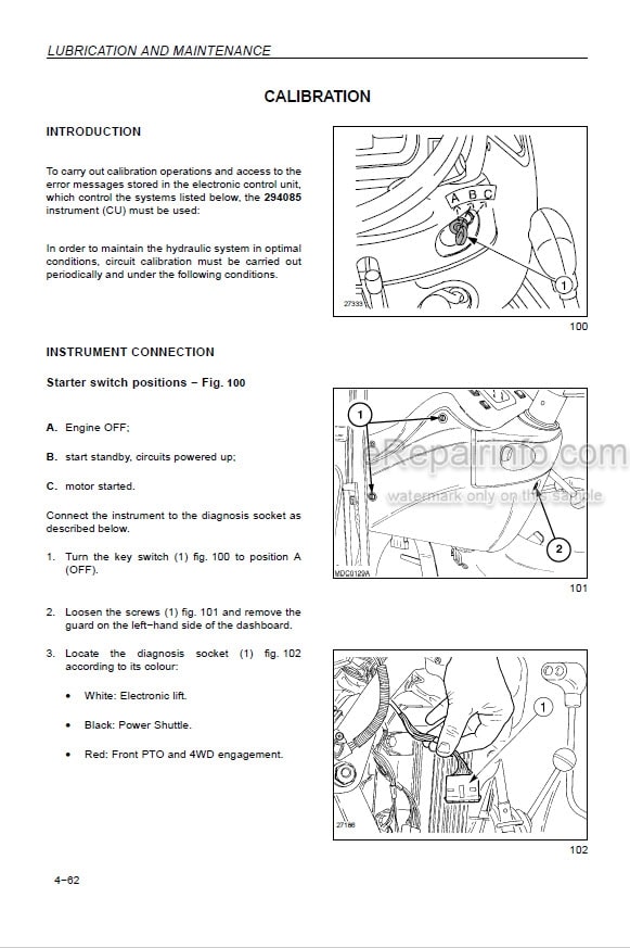 Photo 2 - Case IH JX1060V JX1070V JX1075V JX1095V JX1070N JX1075N JX1095N Operators Manual Tractor