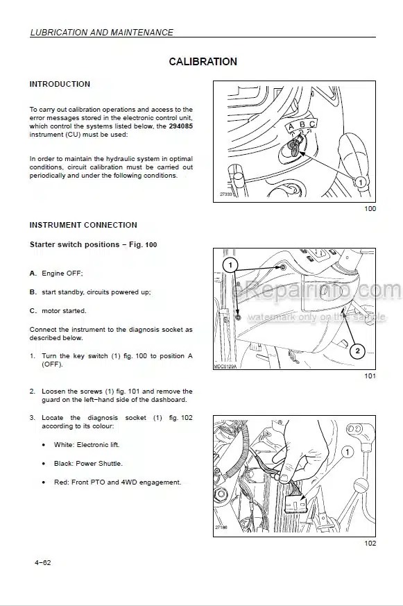 Photo 2 - Case IH JX1060V JX1070V JX1075V JX1095V JX1070N JX1075N JX1095N Operators Manual Tractor