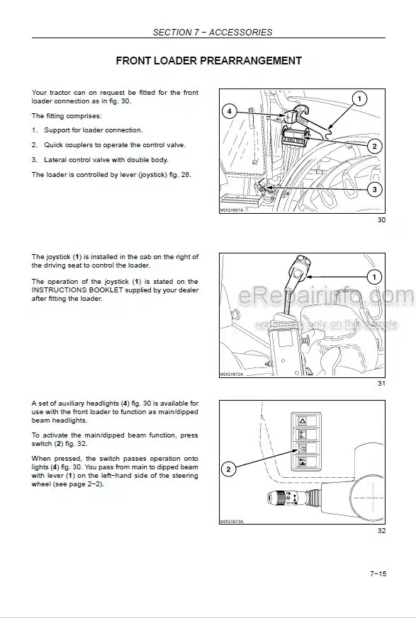 Photo 1 - Case IH JX1070U JX1080U JX1090U JX1100U Operators Manual Tractor