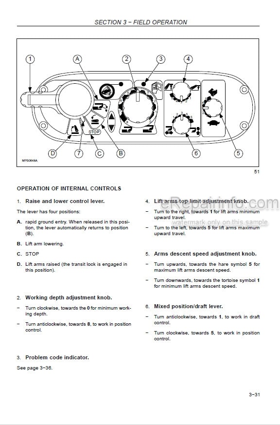 Photo 5 - Case IH JX1070U JX1080U JX1090U JX1100U Operators Manual Tractor