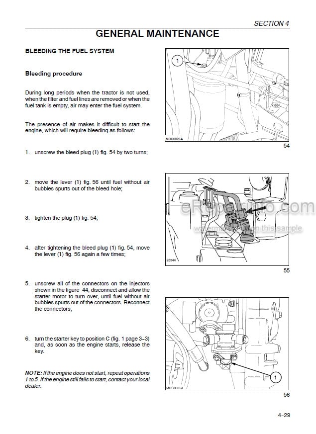 Photo 1 - Case IH JX1075N JX1095N Operators Manual Tractor