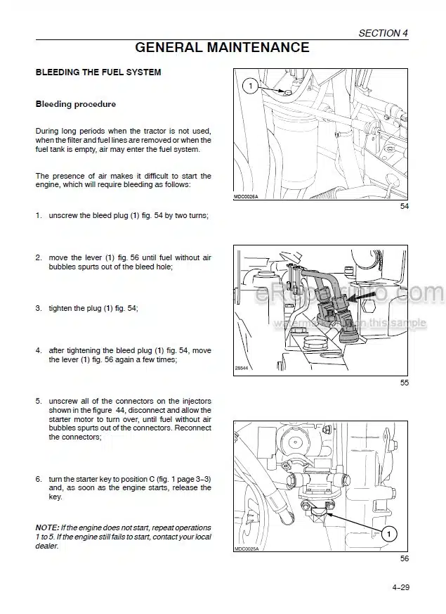 Photo 1 - Case IH JX1075N JX1095N Operators Manual Tractor