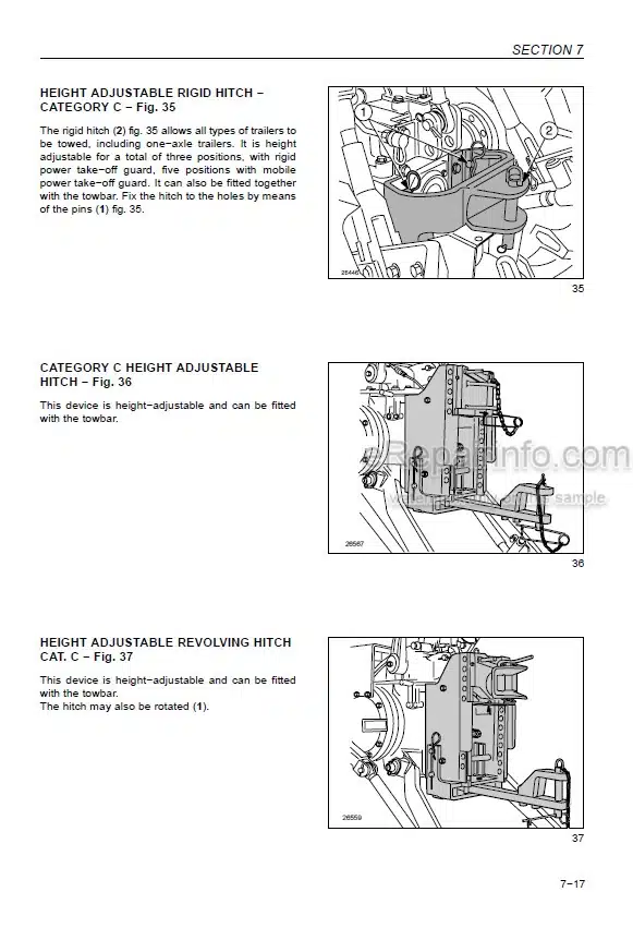 Photo 1 - Case IH JX1085C JX1095C Operators Manual Tractor