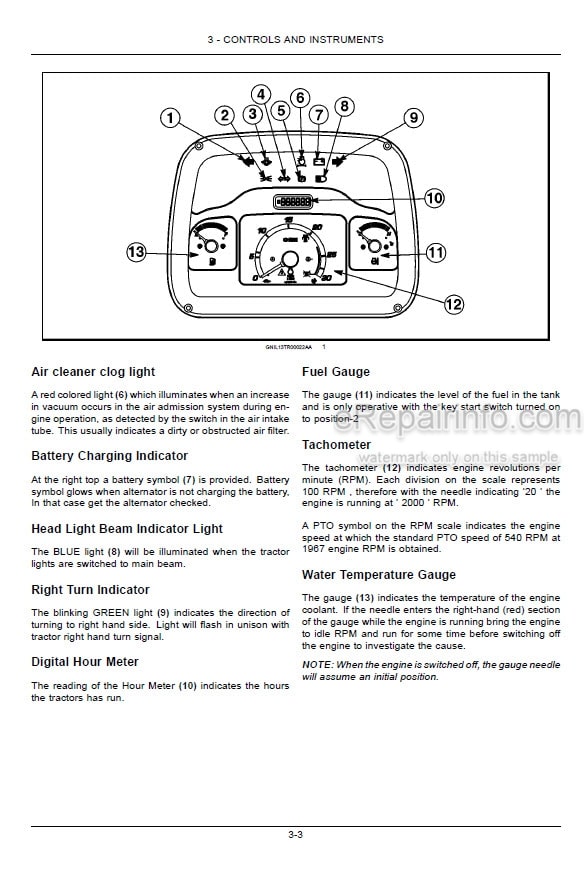 Photo 7 - Case IH JX55T JX75T Operators Manual Tractor