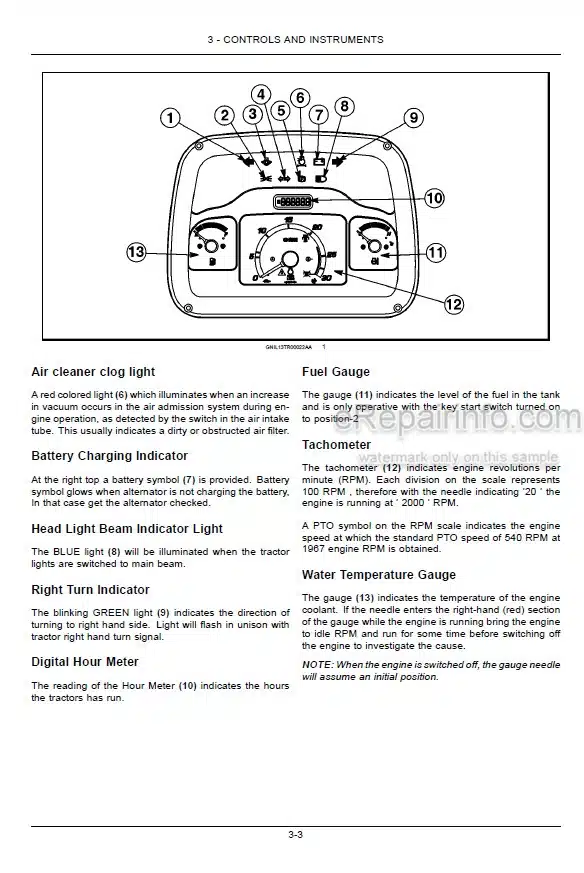 Photo 7 - Case IH JX55T JX75T Operators Manual Tractor