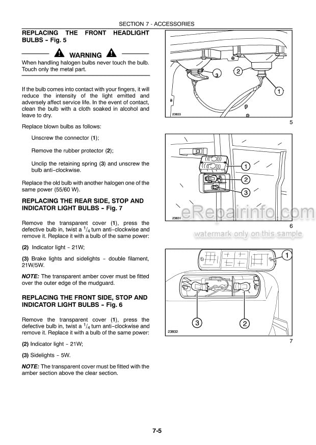 Photo 6 - Case IH JX55 JX65 JX75 JX85 JX95 Operators Manual Tractor HFJ013287-