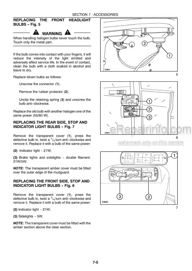 Photo 6 - Case IH JX55 JX65 JX75 JX85 JX95 Operators Manual Tractor HFJ013287-