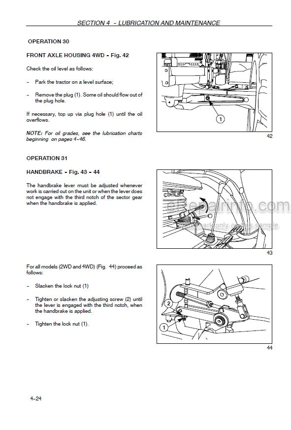 Photo 4 - Case IH JX60 JX70 JX80 JX90 JX95 Operators Manual Tractor