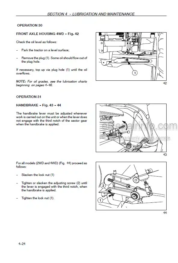 Photo 4 - Case IH JX60 JX70 JX80 JX90 JX95 Operators Manual Tractor