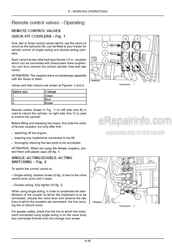 Photo 6 - Case IH JX70U JX80U JX90U JX100U Use And Maintenance Manual Tractor