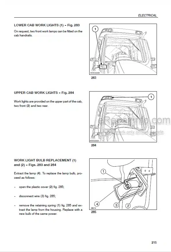 Photo 2 - Case IH JX70U JX80U JX90U JX100U Use And Maintenance Manual Tractor