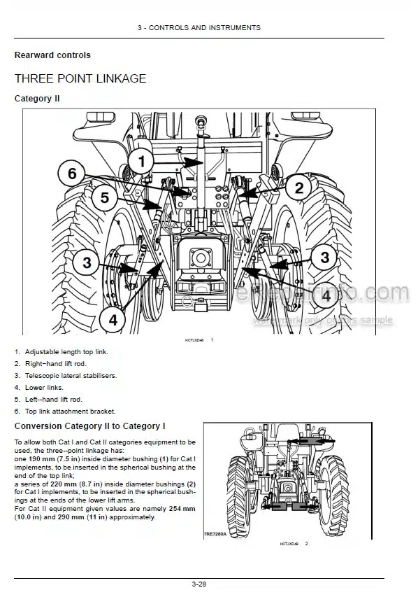 Photo 6 - Case IH JX80U JX90U JX100U Operators Manual Tractor