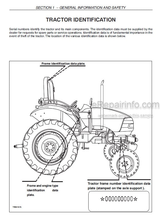 Photo 4 - Case IH JX95HC Operators Manual And Supplement Tractor