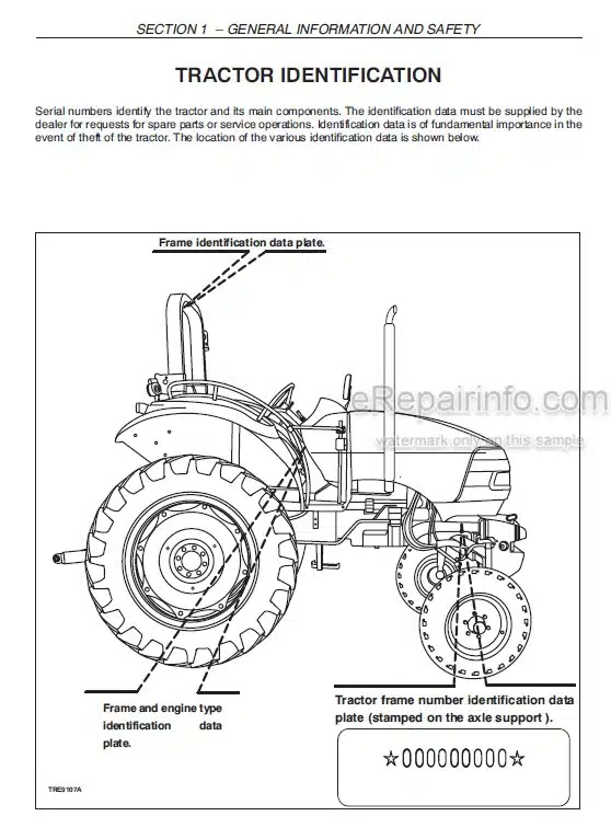 Photo 4 - Case IH JX95HC Operators Manual And Supplement Tractor