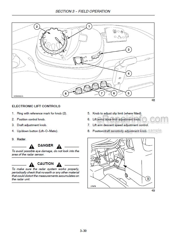 Photo 3 - Case IH JXU75 JXU85 JXU95 JXU105 JXU115 Operators Manual Tractor