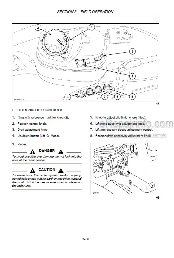 Photo 3 - Case IH JXU75 JXU85 JXU95 JXU105 JXU115 Operators Manual Tractor