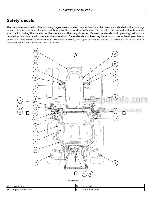 Photo 4 - Case IH Luxxum 100 110 120 Stage IV Operators Manual Tractor