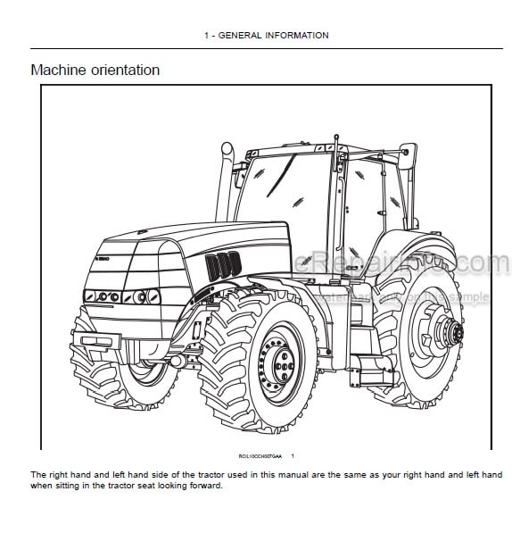 Photo 4 - Case IH Magnum 180 190 210 225 Operators Manual Tractor ZBRH02080-