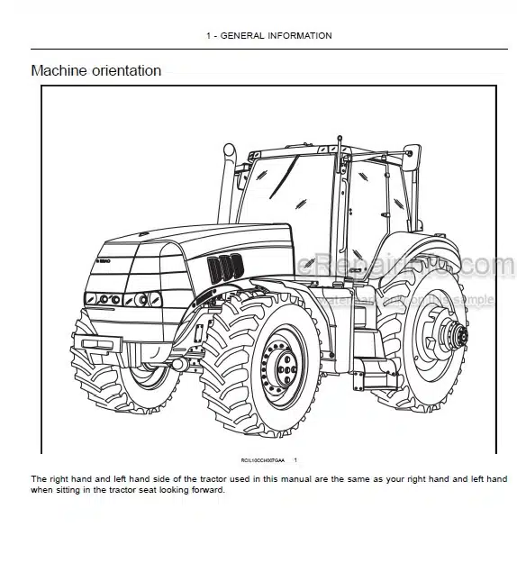 Photo 4 - Case IH Magnum 180 190 210 225 Operators Manual Tractor ZBRH02080-