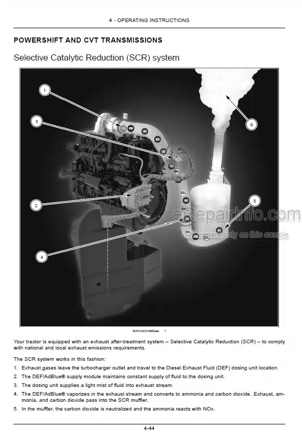 Photo 5 - Case IH Magnum 180 190 210 225 Operators Manual Tractor ZDRH02955-