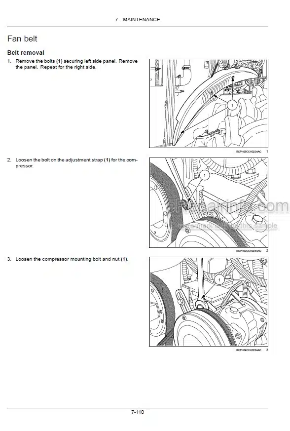 Photo 3 - Case IH Magnum 180 200 220 240 Operators Manual Tractor ZGRH05001-
