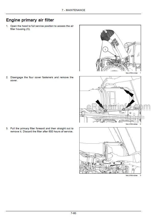 Photo 11 - Case IH Magnum 180 200 220 240 Operators Manual Tractor ZHRH04001-