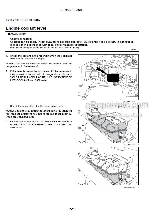 Photo 10 - Case IH Magnum 180 200 220 240 Operators Manual Tractor ZJRH04001-