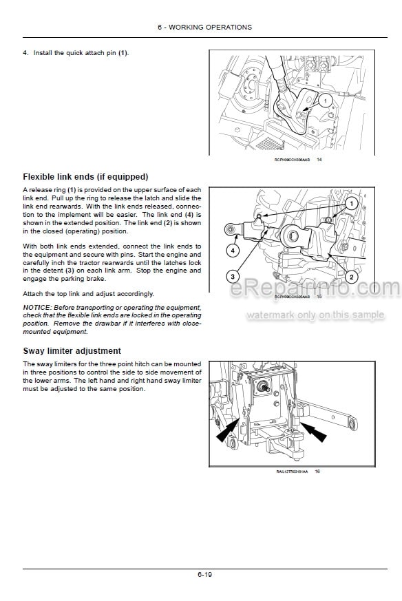 Photo 3 - Case IH Magnum 180 200 220 240 Operators Manual Tractor ZERH02500-