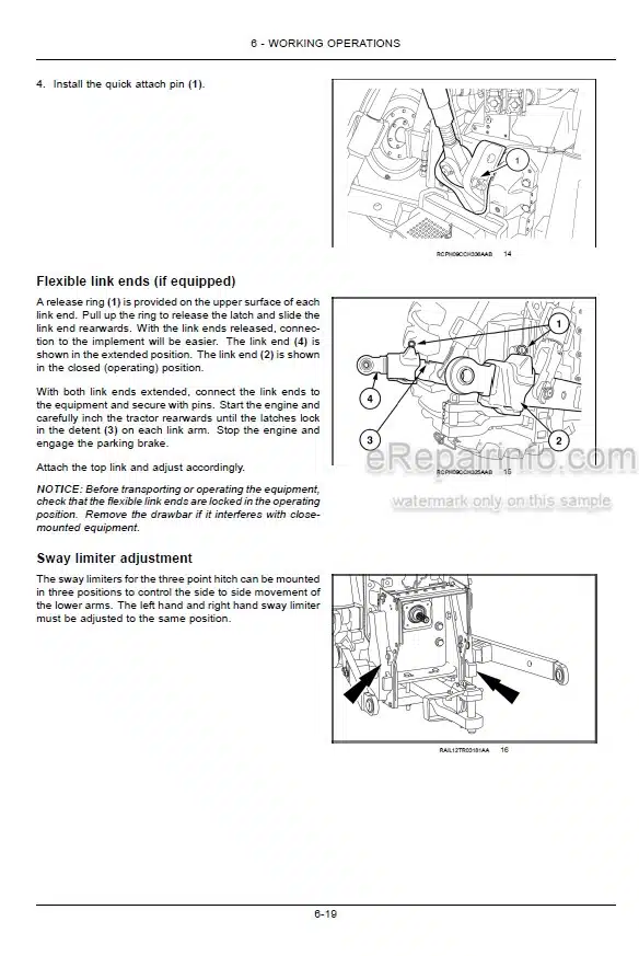 Photo 6 - Case IH Magnum 180 200 220 240 Operators Manual Tractor ZERH02500-