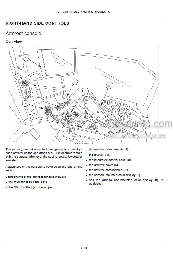 Photo 5 - Case IH Magnum 180 200 220 240 Operators Manual Tractor ZERH02500-