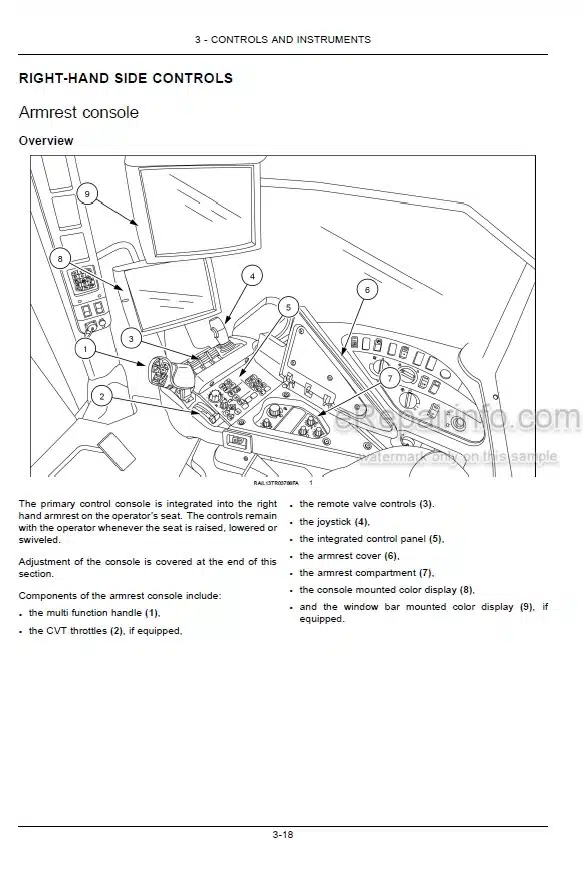 Photo 5 - Case IH Magnum 180 200 220 240 Operators Manual Tractor ZERH02500-
