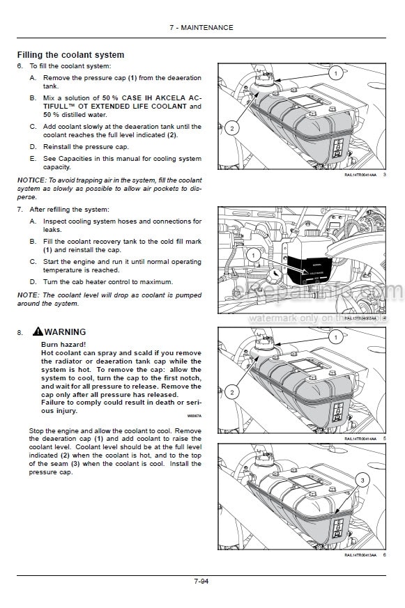 Photo 6 - Case IH Magnum 180 200 220 240 Operators Manual Tractor ZGRH05001-