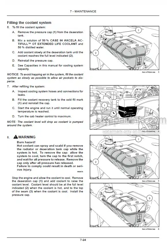 Photo 4 - Case IH Magnum 180 200 220 240 Operators Manual Tractor ZFRH05001-